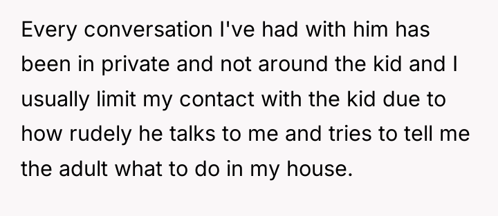 Every conversation I've had with him has been in private...