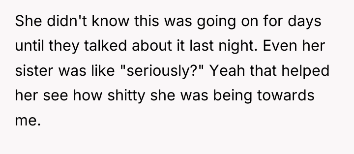 She didn't know this was going on for days until...