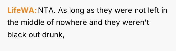 LifeWA NTA. As long as they were not left in...