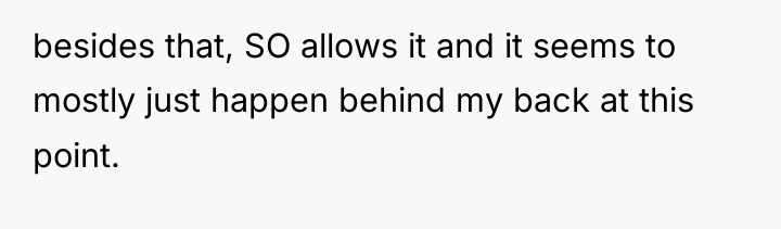 besides that, SO allows it and it seems to mostly...