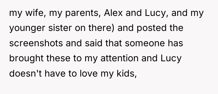 my wife, my parents, Alex and Lucy, and my younger...