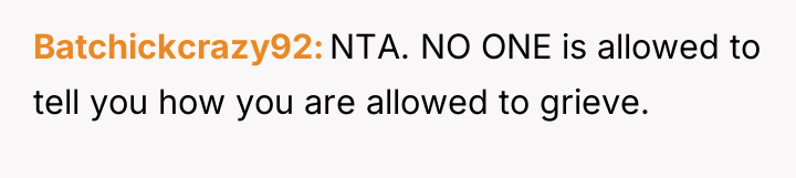 Batchickcrazy92 NTA. NO ONE is allowed to tell you how...
