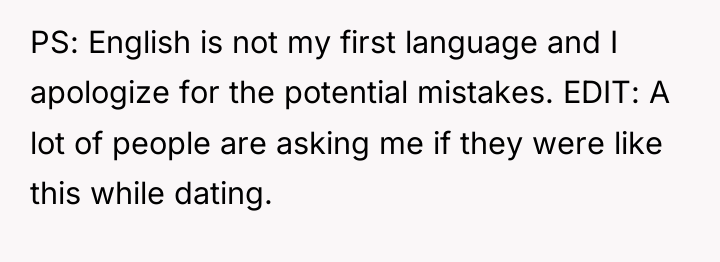 PS: English is not my first language and I apologize...