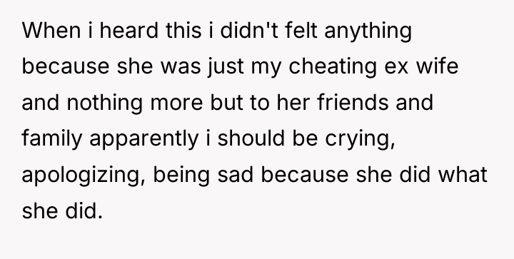 When i heard this i didn't felt anything because she...