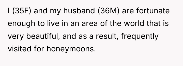 I (35F) and my husband (36M) are fortunate enough to...