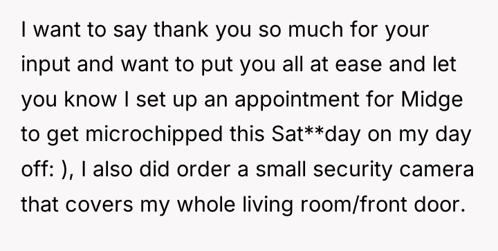 I want to say thank you so much for your...
