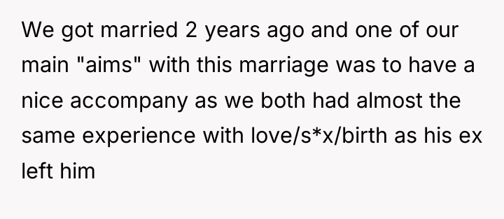 We got married 2 years ago and one of our...