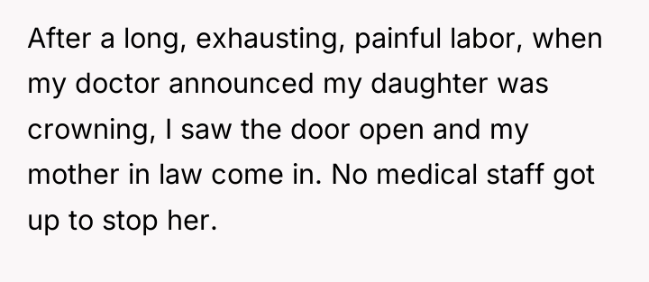 After a long, exhausting, painful labor, when my doctor announced...