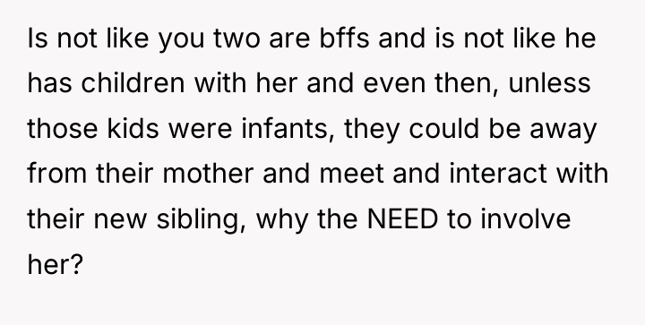 Is not like you two are bffs and is not...