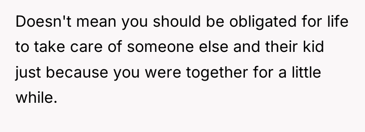 Doesn't mean you should be obligated for life to take...