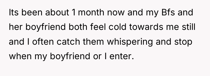 Its been about 1 month now and my Bfs and...