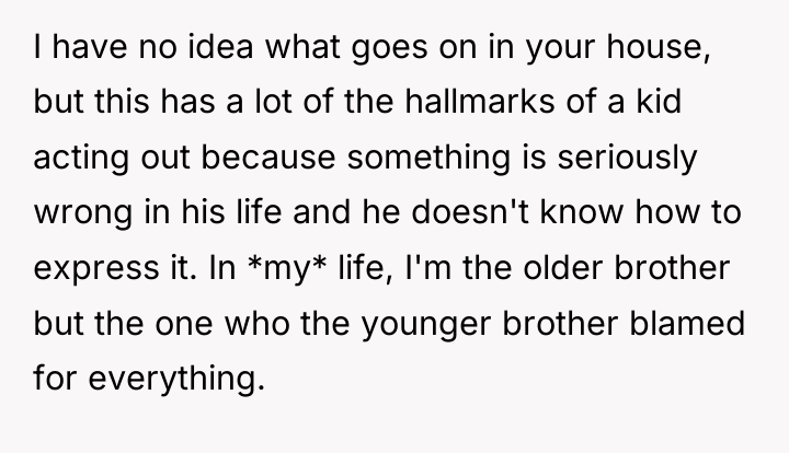 I have no idea what goes on in your house,...