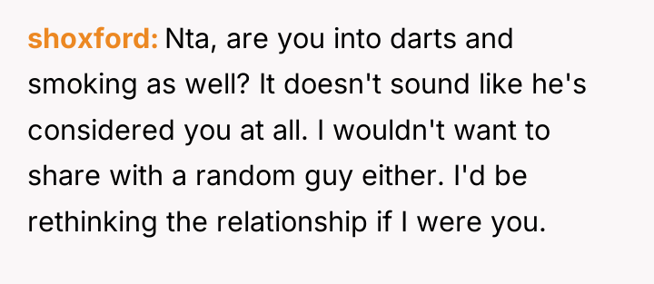 shoxford Nta, are you into darts and smoking as well?...