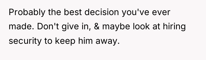 Probably the best decision you've ever made. Don't give in,...