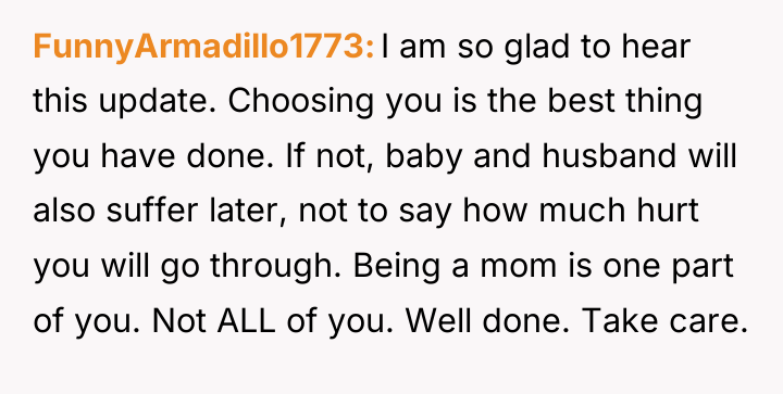 FunnyArmadillo1773 I am so glad to hear this update. Choosing...