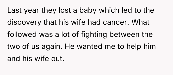 Last year they lost a baby which led to the...