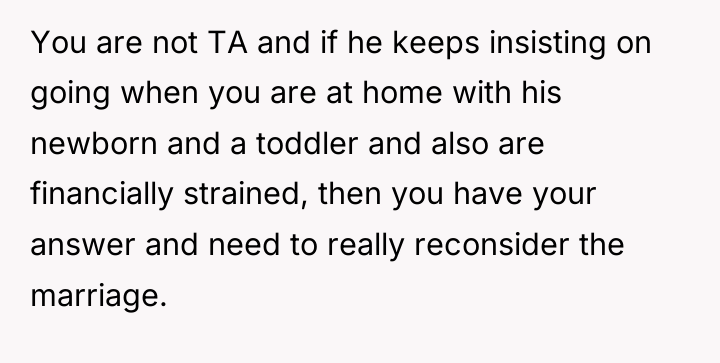 You are not TA and if he keeps insisting on...