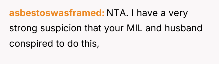 asbestoswasframed NTA. I have a very strong suspicion that your...
