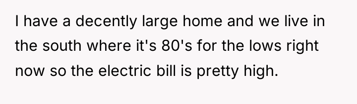I have a decently large home and we live in...