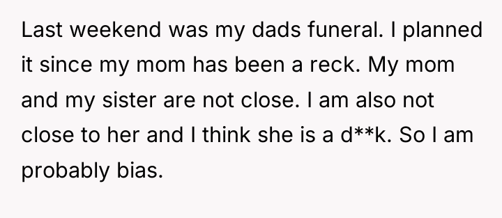 Last weekend was my dads funeral. I planned it since...