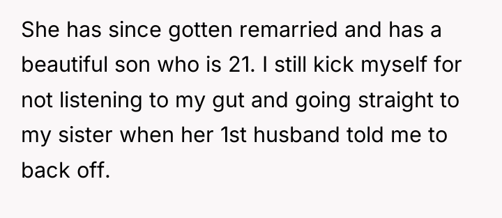 She has since gotten remarried and has a beautiful son...