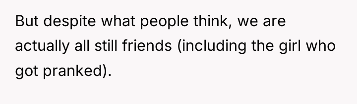But despite what people think, we are actually all still...