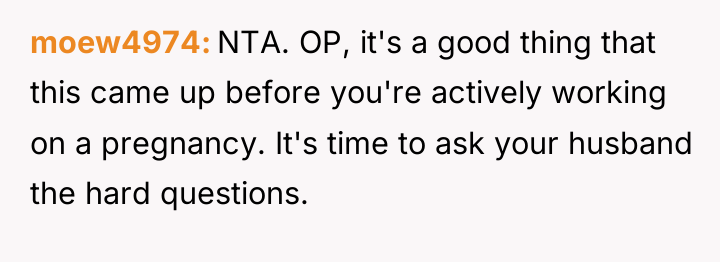 moew4974 NTA. OP, it's a good thing that this came...
