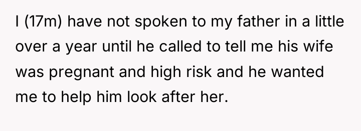 I (17m) have not spoken to my father in a...