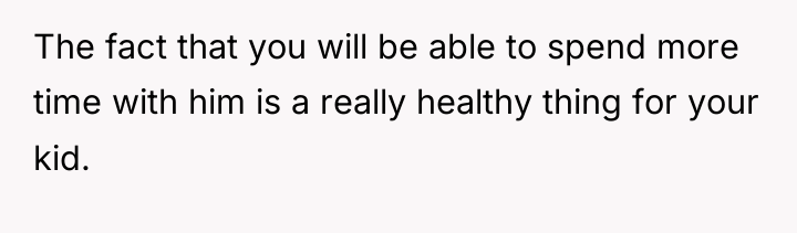 The fact that you will be able to spend more...