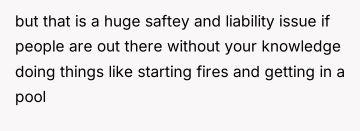 but that is a huge saftey and liability issue if...