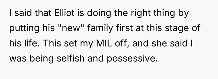 I said that Elliot is doing the right thing by...