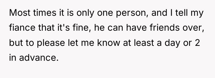 Most times it is only one person, and I tell...