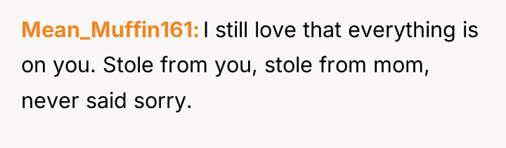 Mean_Muffin161 I still love that everything is on you. Stole...