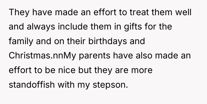 They have made an effort to treat them well and...