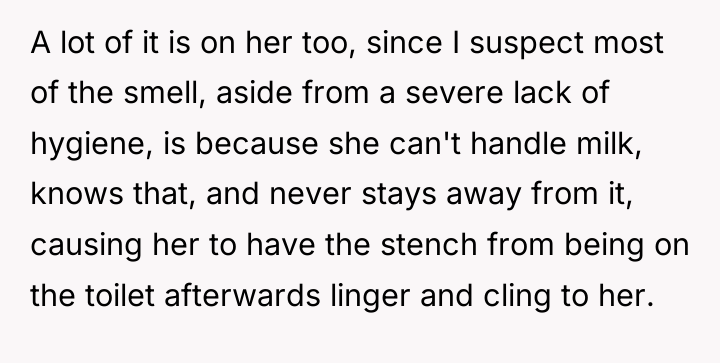 A lot of it is on her too, since I...