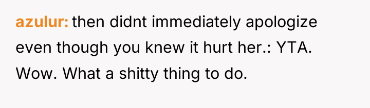 azulur then didnt immediately apologize even though you knew it...