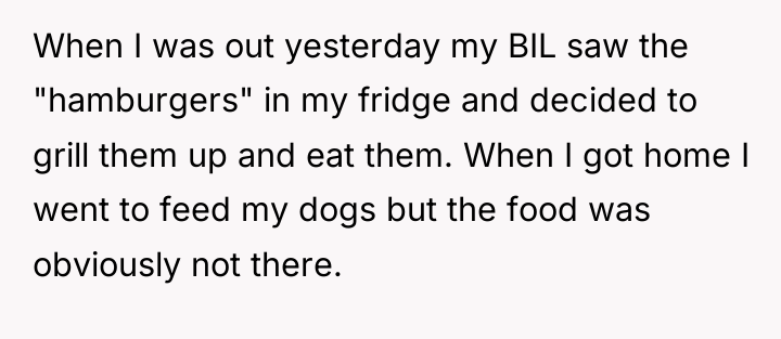 When I was out yesterday my BIL saw the "hamburgers"...