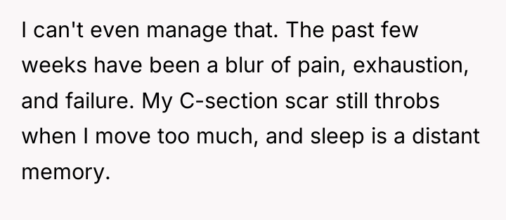 I can't even manage that. The past few weeks have...