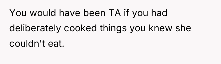 You would have been TA if you had deliberately cooked...