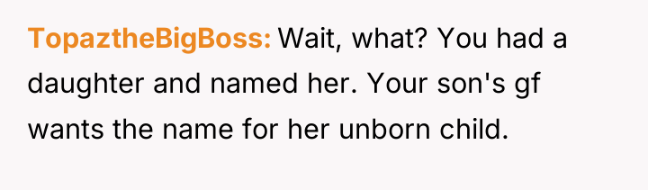 TopaztheBigBoss Wait, what? You had a daughter and named her....