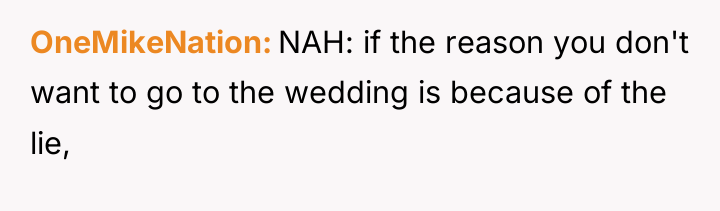 OneMikeNation NAH: if the reason you don't want to go...