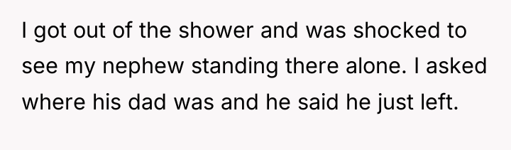 I got out of the shower and was shocked to...