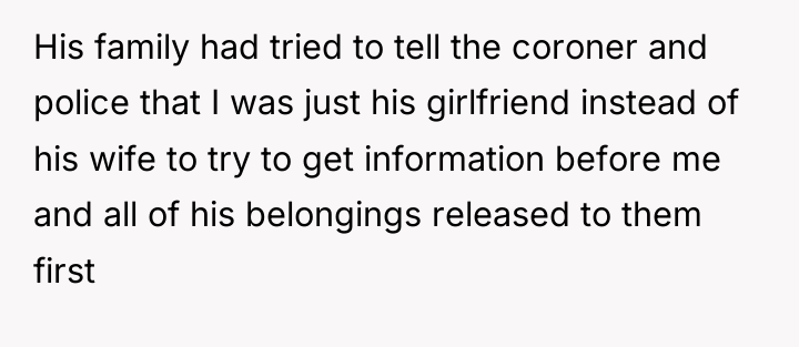 His family had tried to tell the coroner and police...