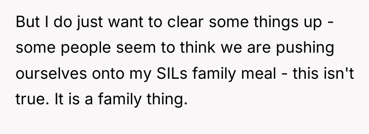 But I do just want to clear some things up...