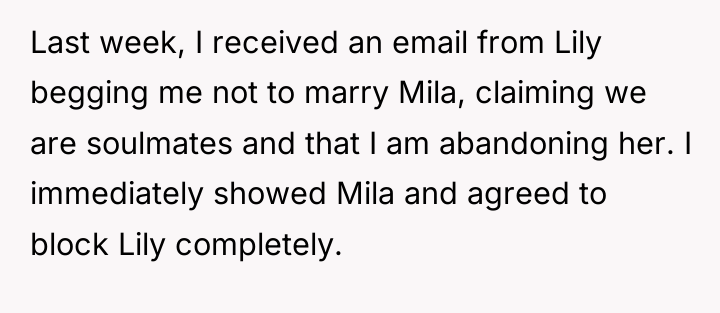 Last week, I received an email from Lily begging me...