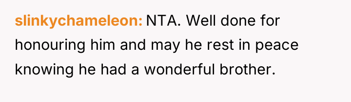 slinkychameleon NTA. Well done for honouring him and may he...