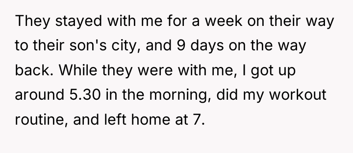 They stayed with me for a week on their way...