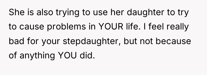 She is also trying to use her daughter to try...