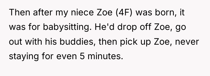 Then after my niece Zoe (4F) was born, it was...