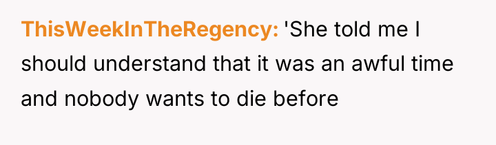 ThisWeekInTheRegency 'She told me I should understand that it was...
